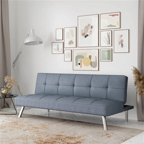 Futon sofa bed light - futon, gray
